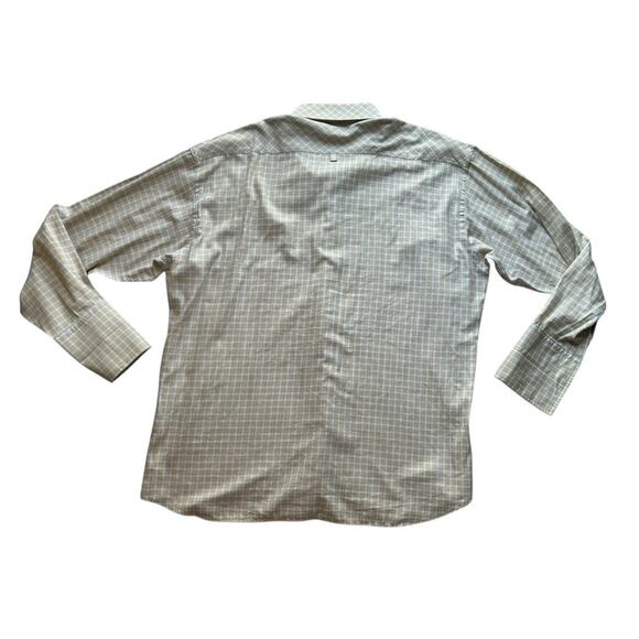 E = MC2 Shirt Clothing For Millionaires 4XL White Check 100% Cotton Button Up - Picture 9 of 14